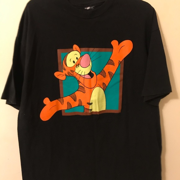 VINTAGE SINGLE STITCH TIGGER T SHIRT XL PERFECT - Picture 8 of 8